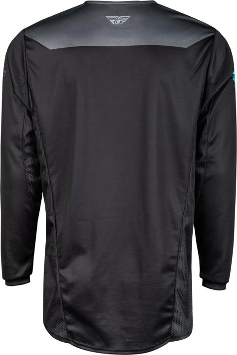 Fly MX24 Kinetic Jersey Reload Charcoal - Black Blue Iridium