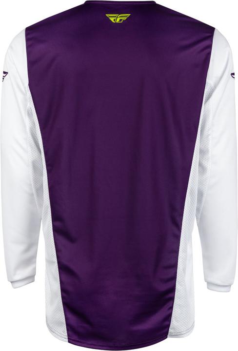 Fly MX24 Kinetic Jersey Reload Deep Purple White Hi-Vis