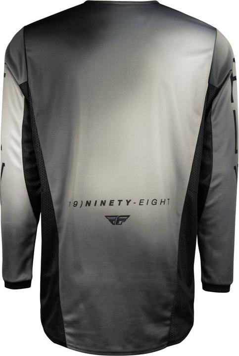 Fly MX24 Youth Kinetic Jersey Prodigy - Black Light Grey