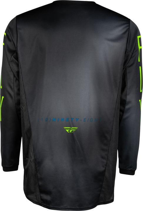 Fly MX24 Youth Kinetic Jersey Prodigy Charcoal Neon Green