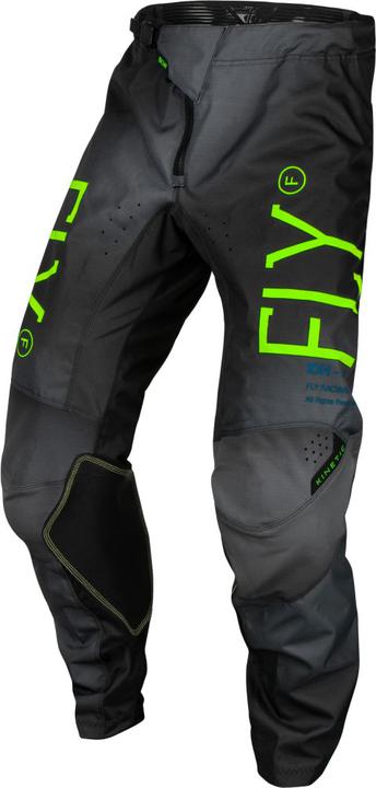 Fly MX24 Kinetic Pants Prodigy Charcoal Neon Green