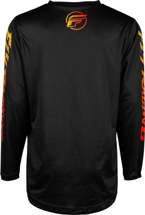 Fly MX24 Youth F-16 Jersey - Black Yellow Orange