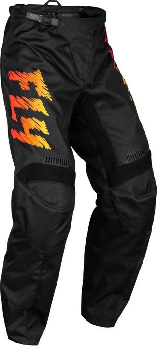 Fly MX24 F-16 Pants - Black Yellow Orange