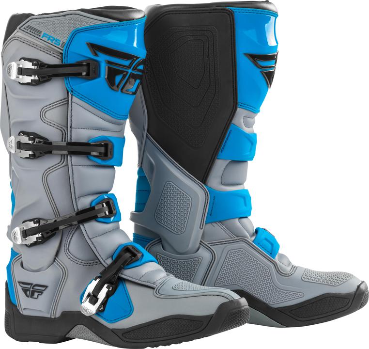 Fly FR5 Boots - Grey / Blue / Black
