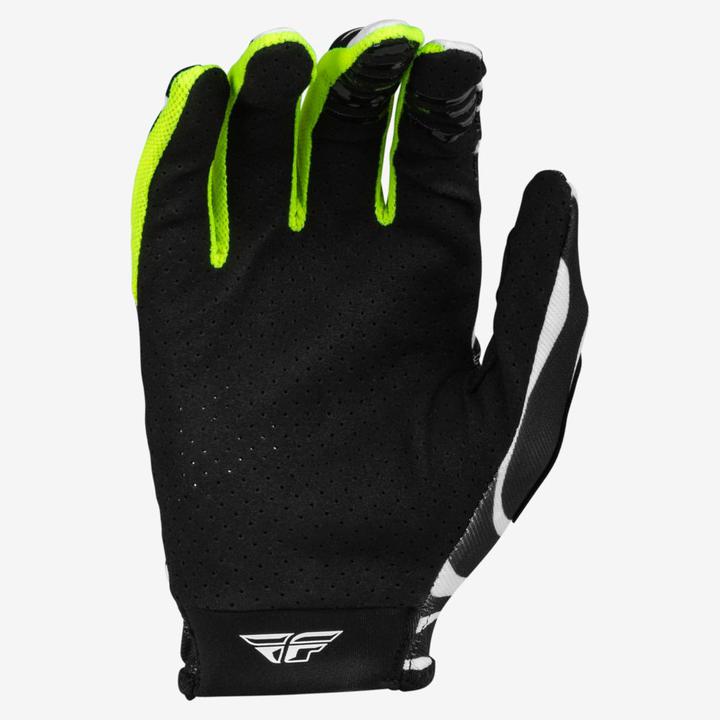 Fly MX24 Lite Gloves - Uncaged Black / White Neon Green