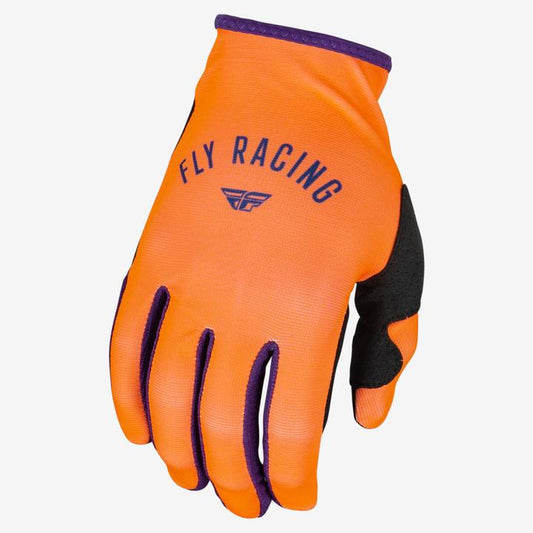 Fly MX24 Women's Lite Gloves - Neon Coral Deep Purple