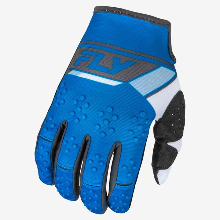 Fly MX24 Kinetic Gloves - Prix Bright Blue Charcoal