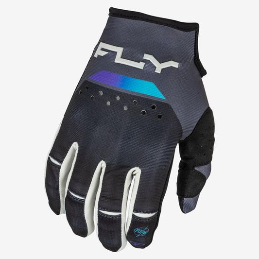 Fly MX24 Kinetic Gloves - Reload Charcoal Black Blue Iridium