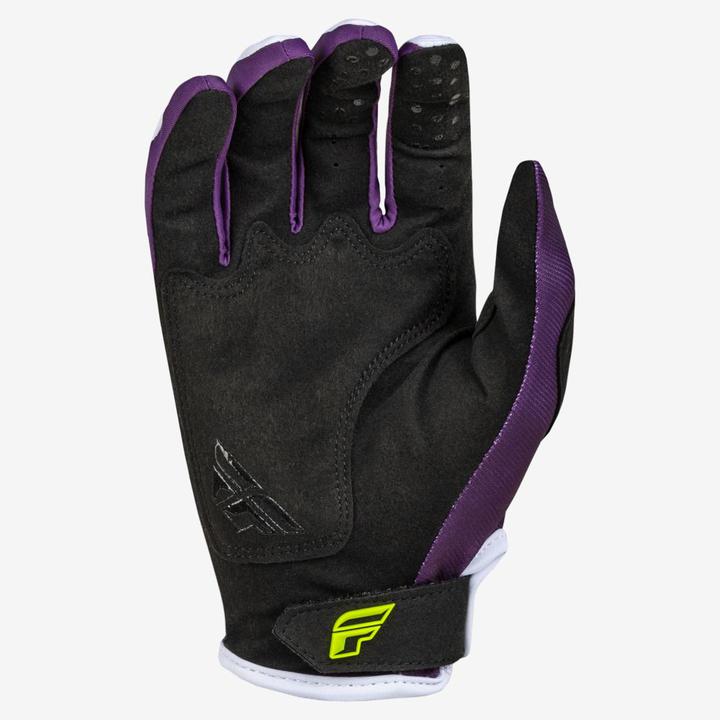 Fly MX24 Kinetic Gloves - Reload Deep Purple White Hi-Vis