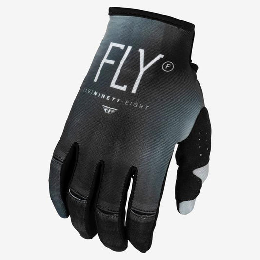 Fly MX24 Youth Kinetic Gloves - Prodigy Black Lite Grey