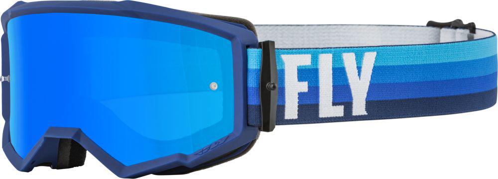 Fly Goggles Zone Youth - Black Blue Sky Blue Mir Lens