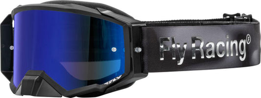Fly MX24 Fly Goggles Zone Pro Elite Legacy Black/Grey Camo - Dk.Blu Mir/SMK Lens