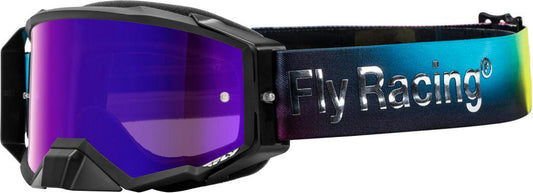 Fly MX24 Fly Goggles Zone Pro Elite Legacy Fuscha/Elec.Bu/Hv-Magenta/Teal Mir/SMK