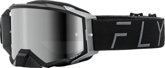 Fly MX24 Fly Goggles Zone Pro Black/Grey - Black Mir/SMK Lens