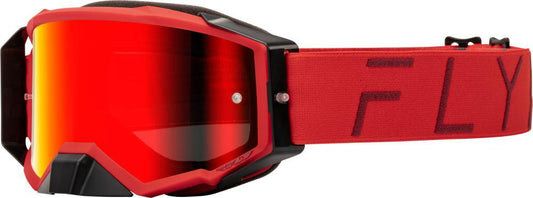 Fly MX24 Fly Goggles Zone Pro Red - Red Mir/SMK Lens