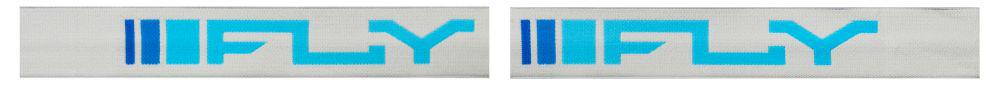 Fly MX24 Fly Goggles Zone Sil/Blu - Dk.Blu Mir/SMK Lens