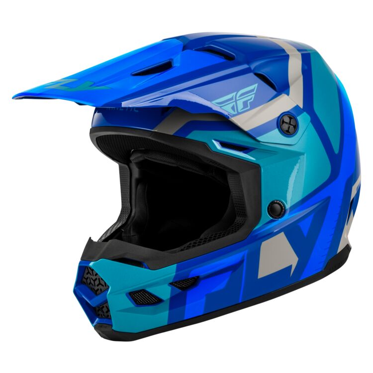 Fly Youth Kinetic Helmet Scrap - Blue