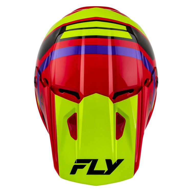 Fly Youth Kinetic Helmet Scrap - Red / Purple