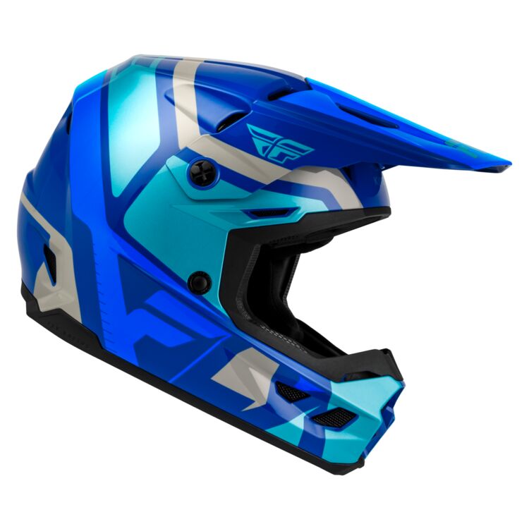 Fly Youth Kinetic Helmet Scrap - Blue