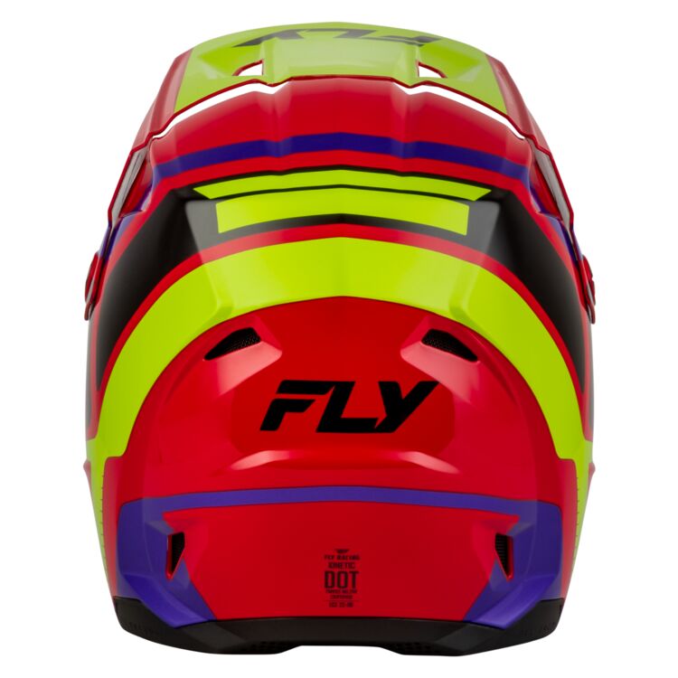Fly Youth Kinetic Helmet Scrap - Red / Purple