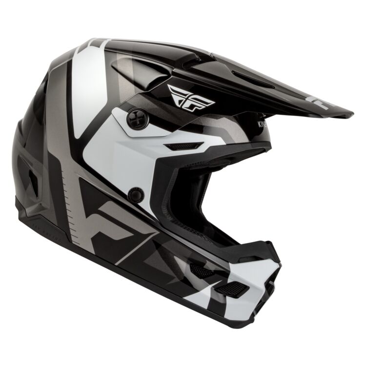 Fly Youth Kinetic Helmet Scrap - Black / White