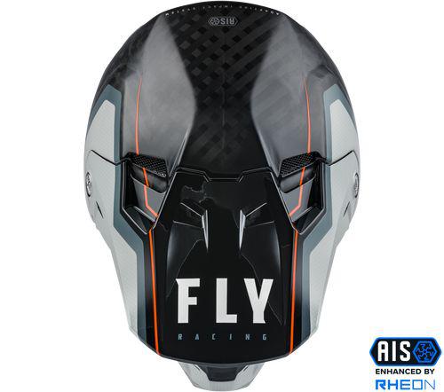 Fly Formula Carbon Helmet - Axon Black / Grey / Orange