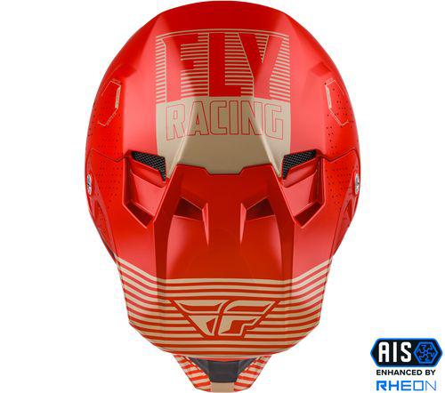 Fly Formula CC Helmet - Red / Khaki