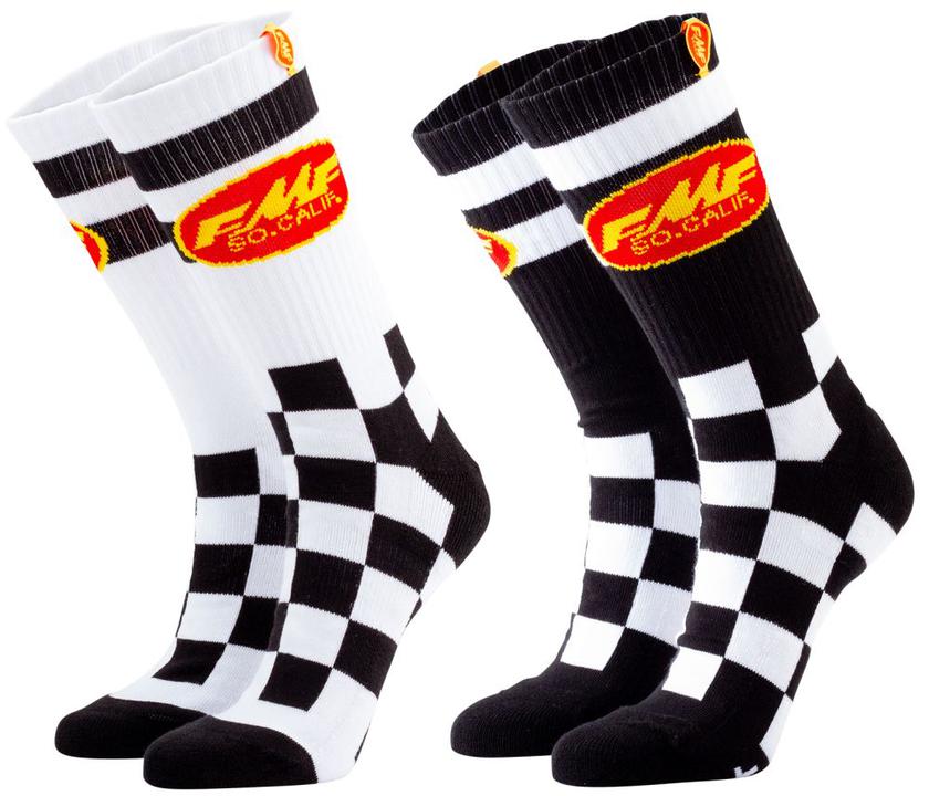 FMF Casual Socks Checkers 2 Pack