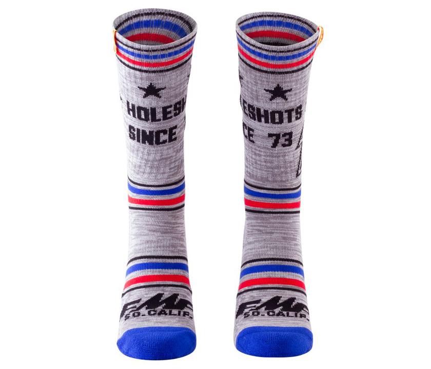 FMF Casual Socks Holeshots Gunmetal Heather