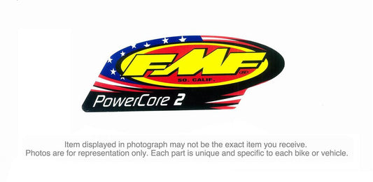 FMF Titanium Q4 Replacement Decal (12639)