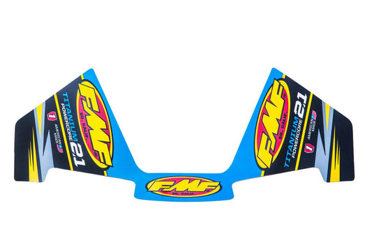 FMF Powercore 2.1 Titanium Mylar Decal Replacement