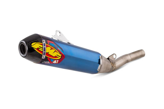 FMF 4.1 RCT Silencer with Carbon End Cap - Titanium Anodised (044455)
