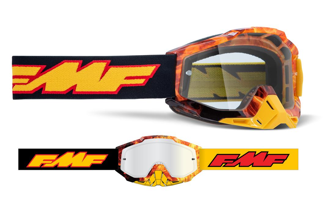 FMF Vision Goggles Powerbomb Spark Clear