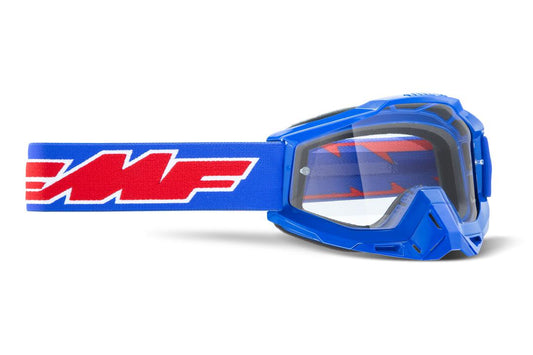 FMF Vision Goggles Powerbomb Otg Clear Blue