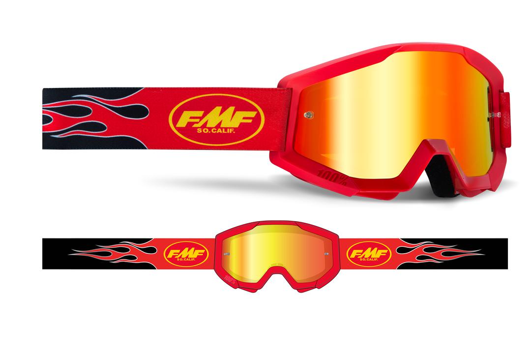 FMF Vision Goggles Youth Powercore - Flame Mirror