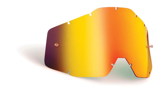 FMF Vision Youth Replacement Lens - Red Mirror