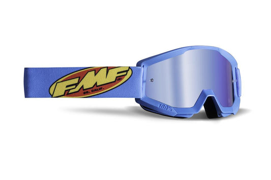 FMF Vision Powercore Goggles Core Cyan - Mirror Blue Lens