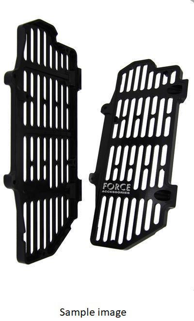 Force Black Radiator Guard - CRF450R 05  08