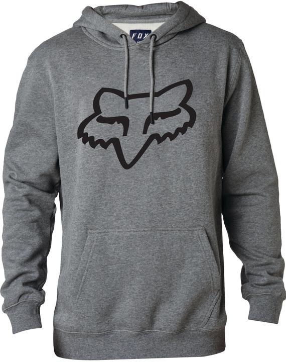 Fox Legacy Foxhead Po Fleece Grey - Black