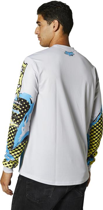 Fox Retro Brushed Ls Jersey Grey