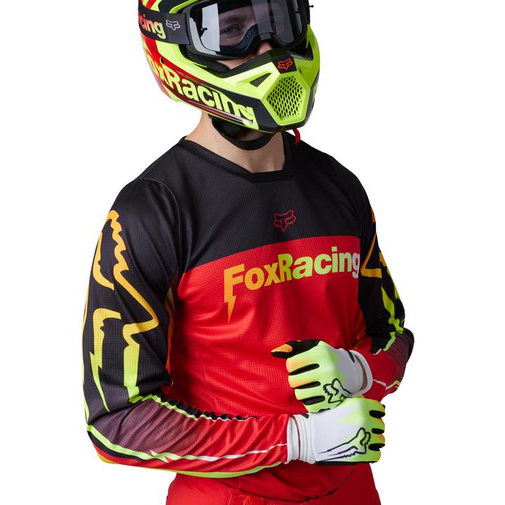 Fox MX23.5 180 Statk Jersey Flo Red
