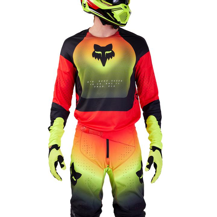 Fox MX24 360 Revise Jersey Red Yellow