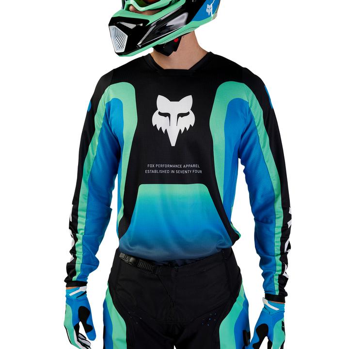 Fox MX24 180 Ballast Jersey - Black Blue