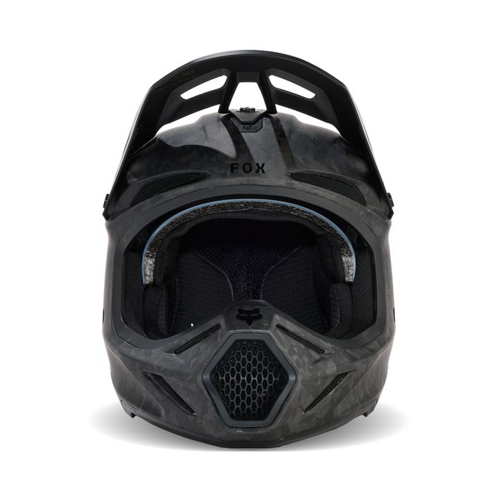 Fox V3 RS Carbon Helmet - Matt Black