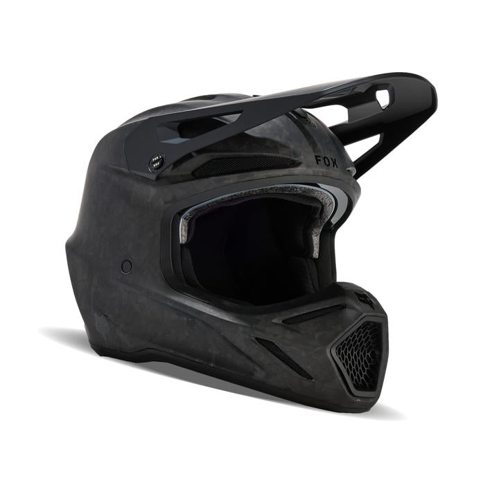Fox V3 RS Carbon Helmet - Matt Black