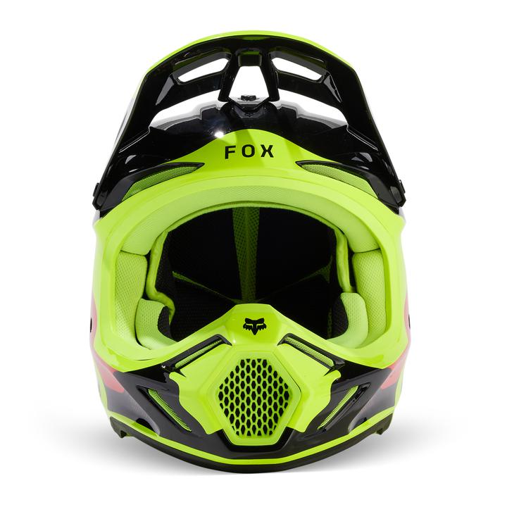 Fox MX24 V3 Revise Red Yellow