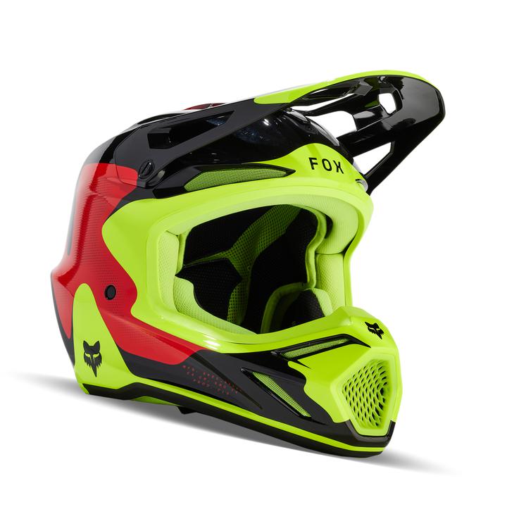 Fox MX24 V3 Revise Red Yellow