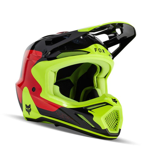 Fox MX24 V3 Revise Red Yellow
