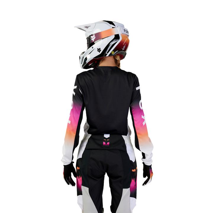 Fox MX24 Women's 180 Flora Jersey - Black Pink