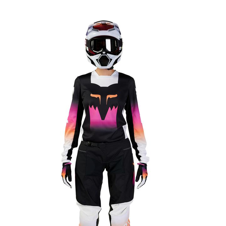 Fox MX24 Women's 180 Flora Jersey - Black Pink